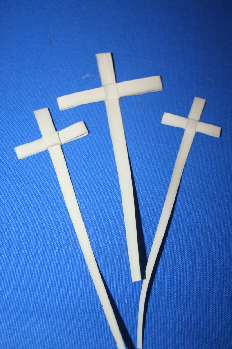 image of three crosses
