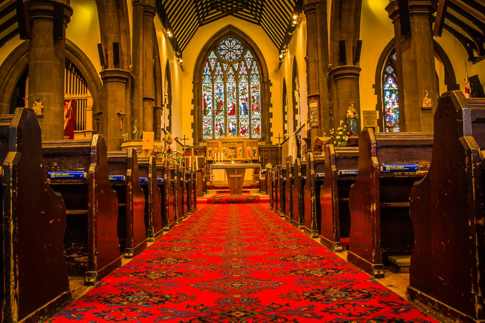 image of interior of church