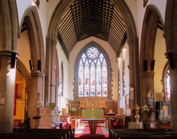 image of inside church