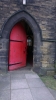 Our side door, with ramp