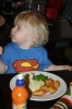 Superman enjoyed his meal!