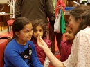 Face painting in action!