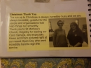 Thanks to our signers, from Walthew House
